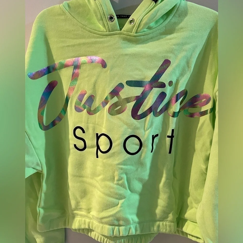 Girl’s Justice Hoodie, size 10, NEW!